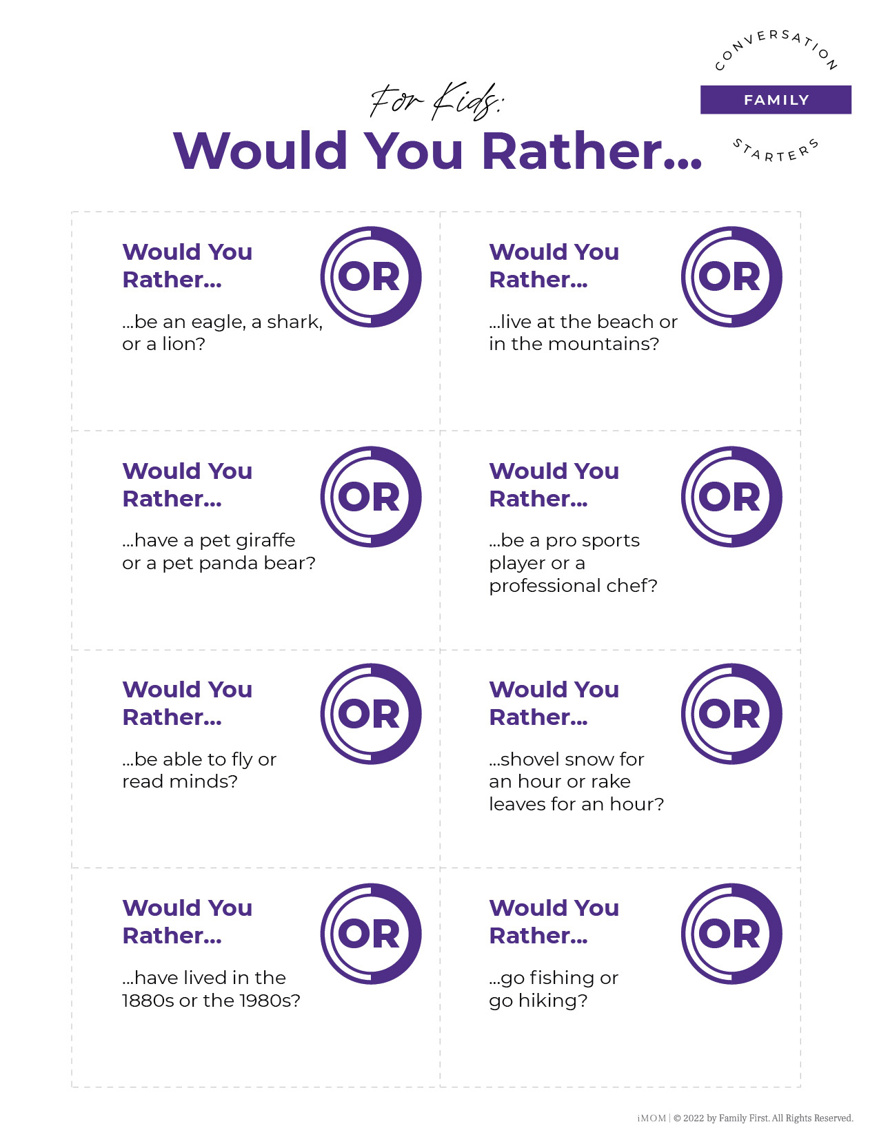 Would You Rather Questions For Kids IMOM